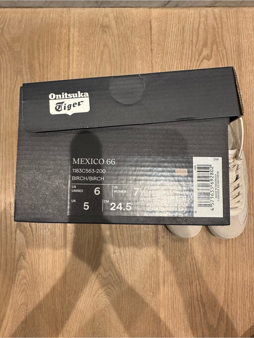 NWT Onitsuka Tiger Mexico 66 Lace Sneakers in Birch - Picture 14 of 14